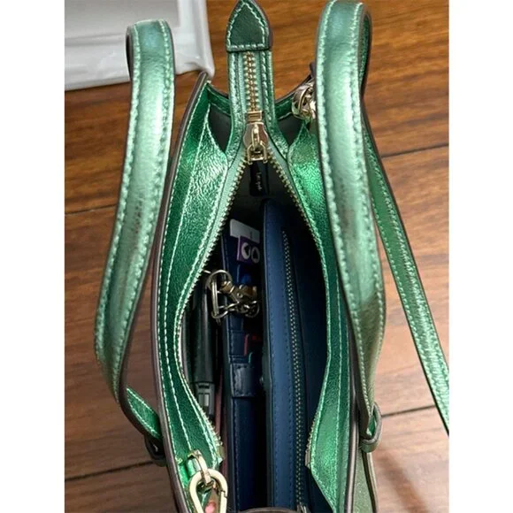 Kate Spade Kenzie Seawater Tote KK329 +2 Boxed Bifolds +2 Gift Bags @sheilamaund - Picture 8 of 12